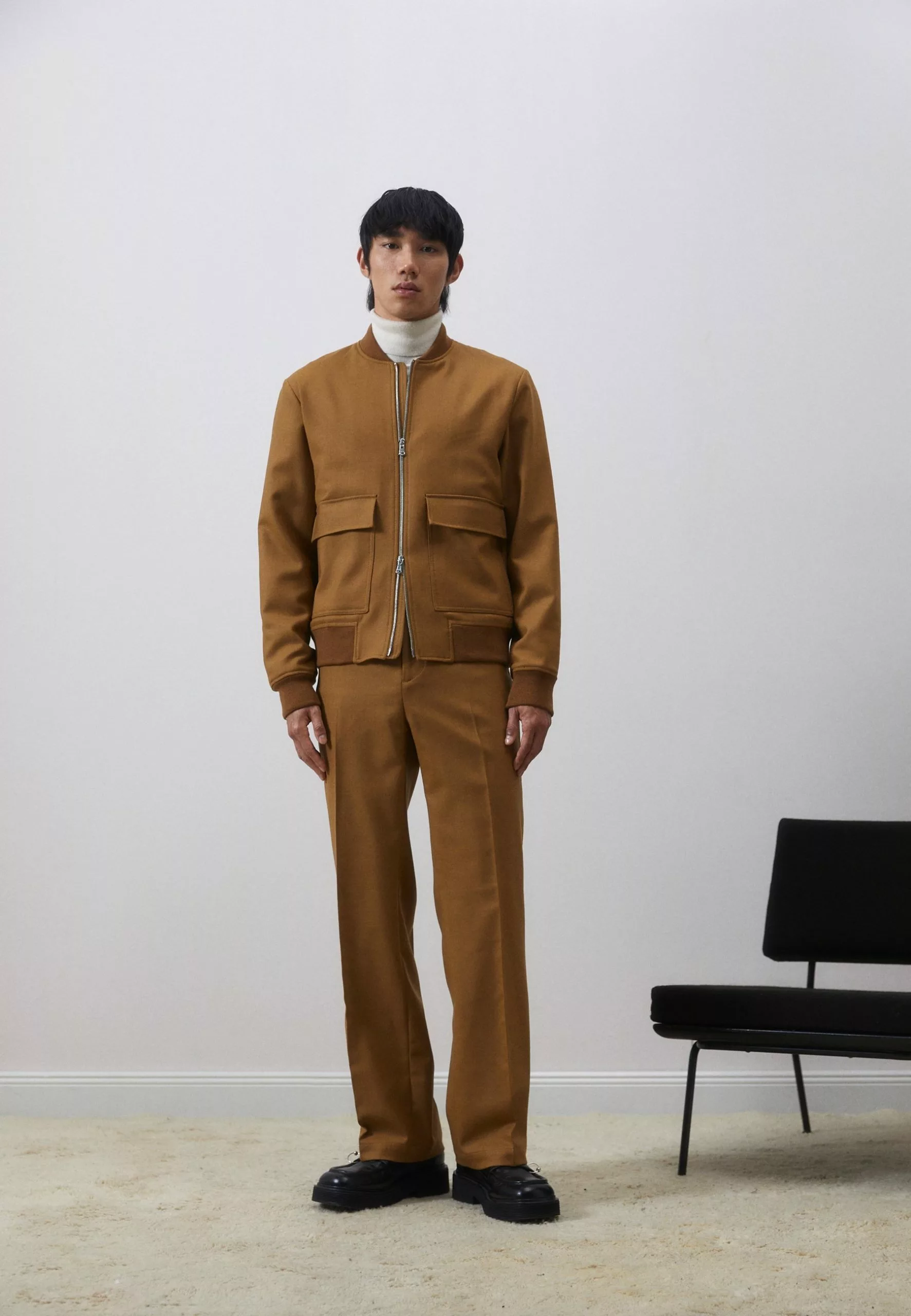 J.LINDEBERGHAIJ PANTS - Tygbyxor - Chipmunk 2 J.LINDEBERGHAIJ PANTS - Tygbyxor - Chipmunk - Bild 2