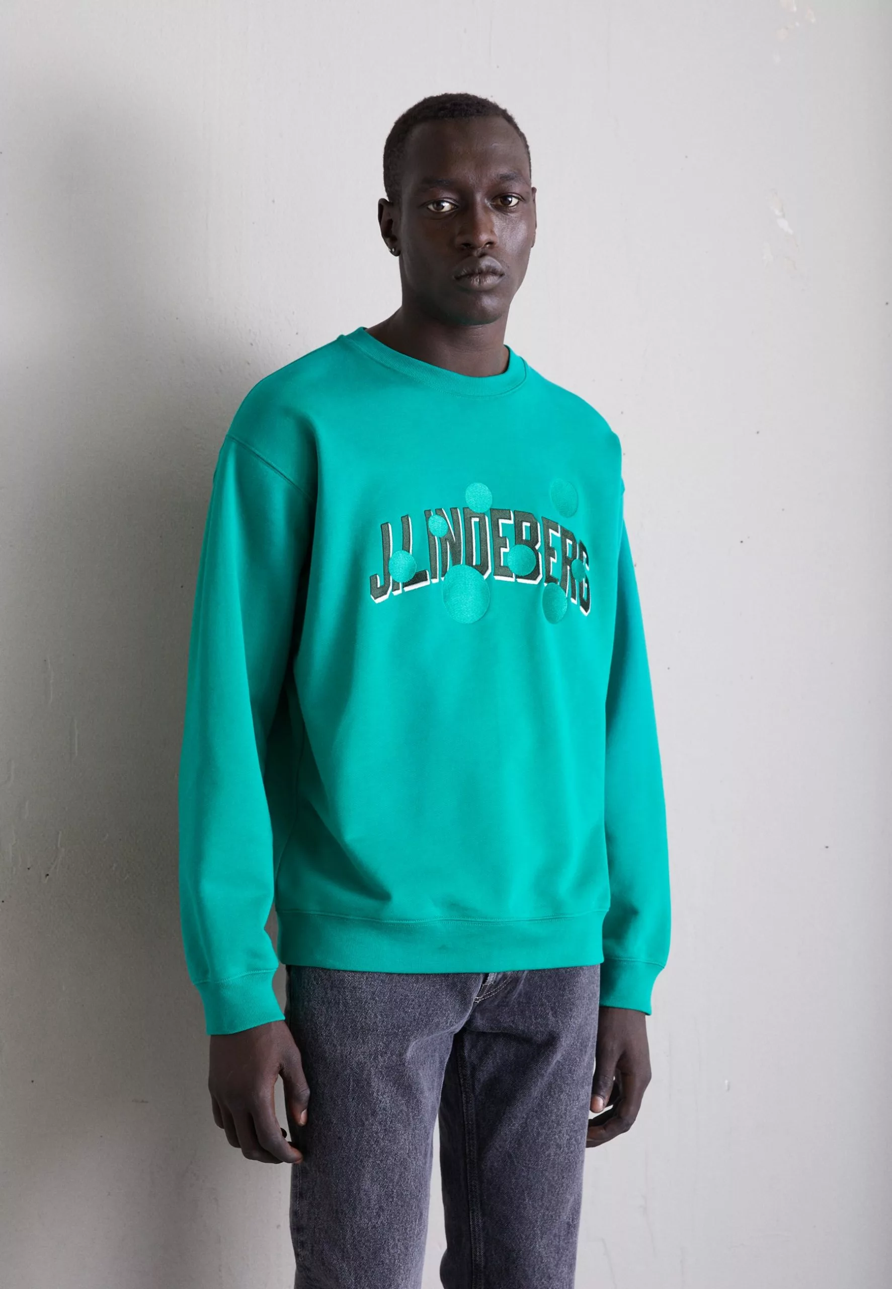 J.LINDEBERGKYZER CREW NECK - Sweatshirt - Bosphorus 1 J.LINDEBERGKYZER CREW NECK - Sweatshirt - Bosphorus