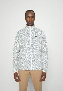 J.Lindeberg SportsASH LIGHT PACKABLE PRINT - Regnjacka - White
