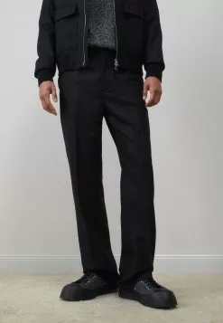 J.LINDEBERGHAIJ PANTS - Tygbyxor - Black