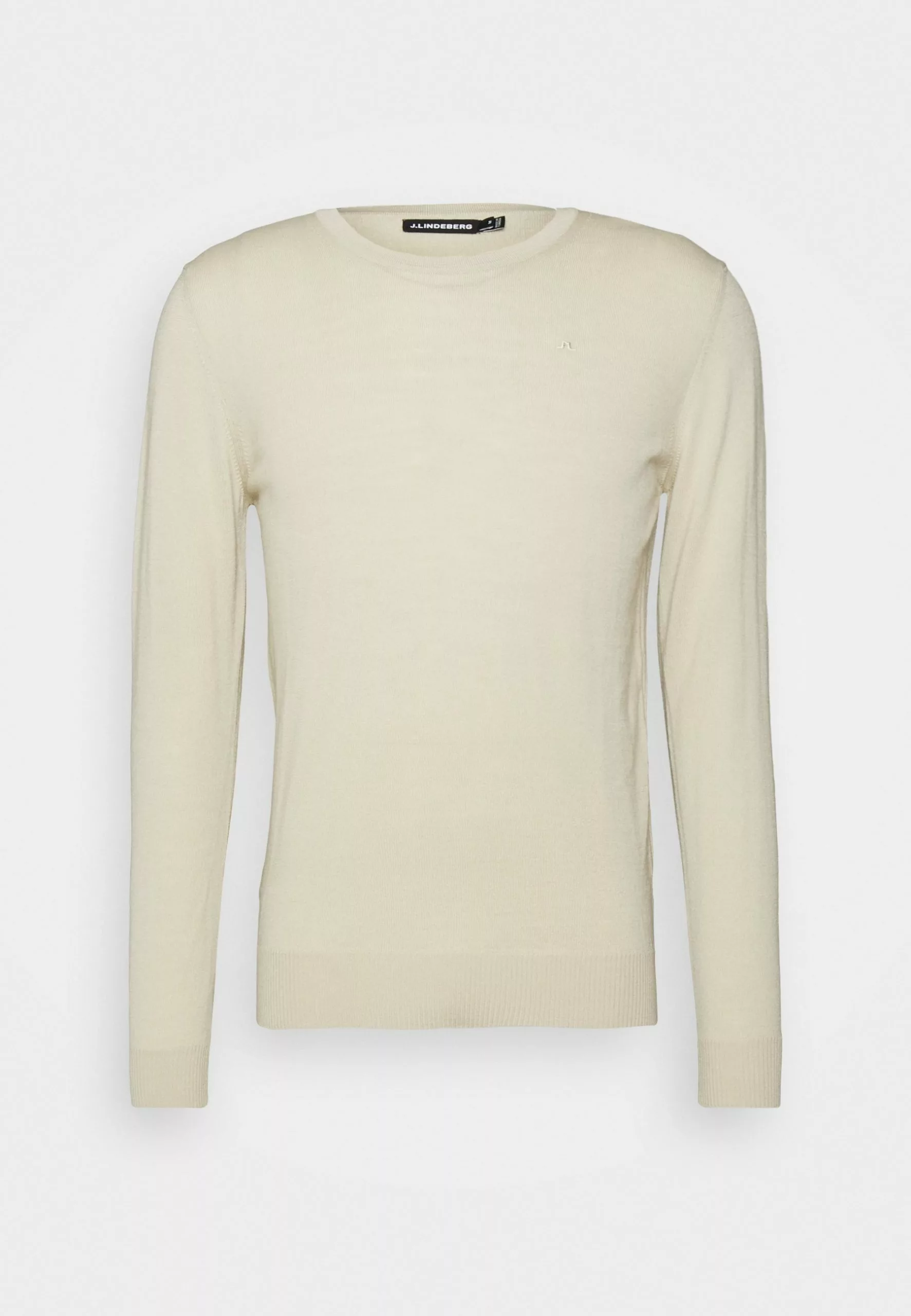 J.LINDEBERGLYLE LIGHT CREW NECK - Stickad Tröja - Safari Beige 6 J.LINDEBERGLYLE LIGHT CREW NECK - Stickad Tröja - Safari Beige - Bild 6