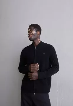 J.LINDEBERGYOUSIN LOGO ZIP - Kofta - Black