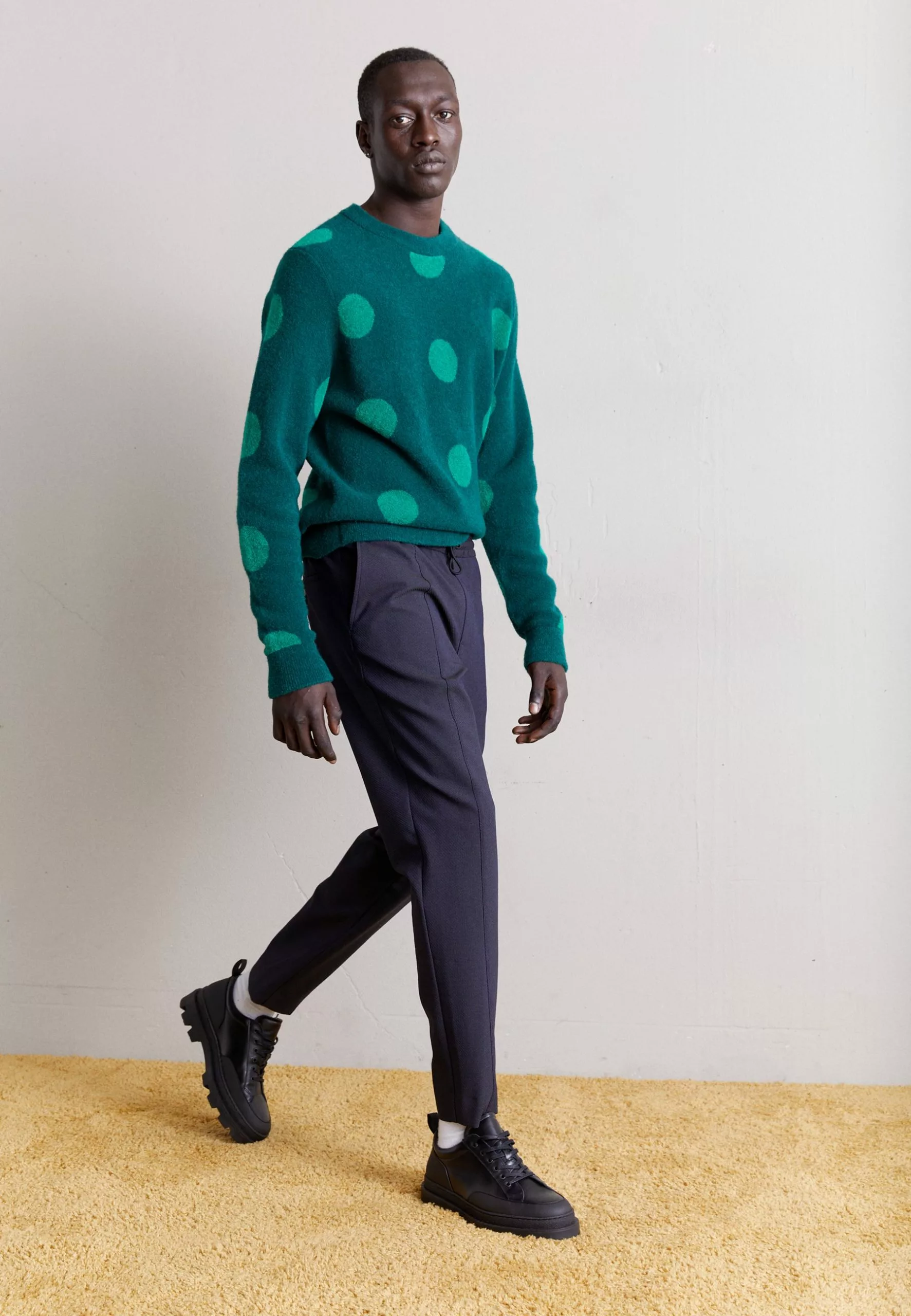 J.LINDEBERGHAIRY CREWNECK - Stickad Tröja - Rain Forest 2 J.LINDEBERGHAIRY CREWNECK - Stickad Tröja - Rain Forest - Bild 2