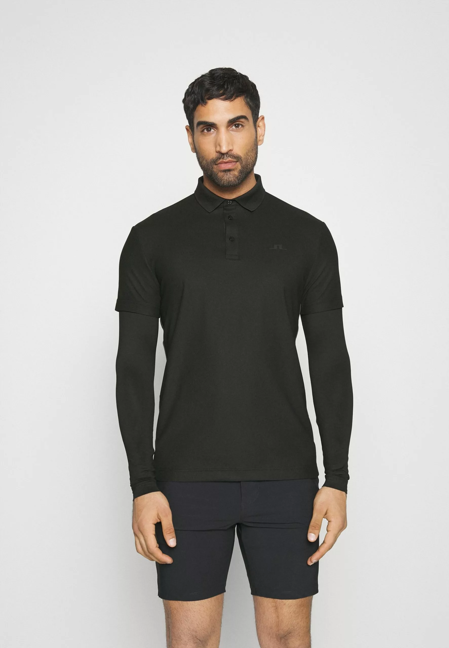 J.Lindeberg SportsLIAM REGULAR FIT - Piké - Black 1 J.Lindeberg SportsLIAM REGULAR FIT - Piké - Black